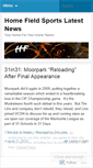 Mobile Screenshot of homefieldnews.wordpress.com