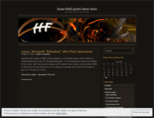 Tablet Screenshot of homefieldnews.wordpress.com