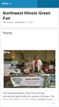 Mobile Screenshot of northwestillinoisgreenfair.wordpress.com