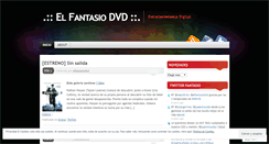 Desktop Screenshot of elfantasiodvd.wordpress.com