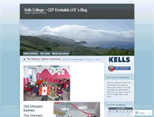 Tablet Screenshot of kellscollegecamp09042.wordpress.com