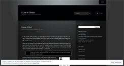 Desktop Screenshot of iliveingrace.wordpress.com