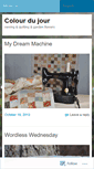 Mobile Screenshot of colourdujour.wordpress.com