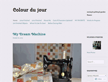 Tablet Screenshot of colourdujour.wordpress.com