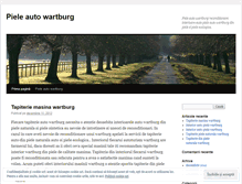 Tablet Screenshot of pieleautowartburg.wordpress.com.pieleautowartburg.wordpress.com