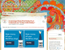 Tablet Screenshot of dekhatribute.wordpress.com