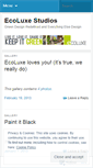 Mobile Screenshot of ecoluxestudios.wordpress.com