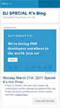 Mobile Screenshot of iamspecialk.wordpress.com