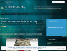 Tablet Screenshot of iamspecialk.wordpress.com