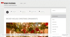 Desktop Screenshot of kimvuong.wordpress.com