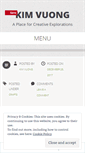 Mobile Screenshot of kimvuong.wordpress.com