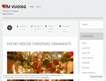 Tablet Screenshot of kimvuong.wordpress.com