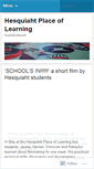 Mobile Screenshot of hesquiahtplaceoflearning.wordpress.com