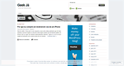 Desktop Screenshot of geekja.wordpress.com
