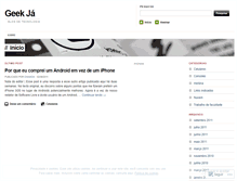 Tablet Screenshot of geekja.wordpress.com