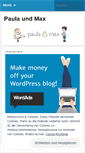 Mobile Screenshot of paulaundmax.wordpress.com