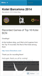 Mobile Screenshot of koteibcn.wordpress.com