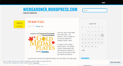 Desktop Screenshot of nickgardner.wordpress.com