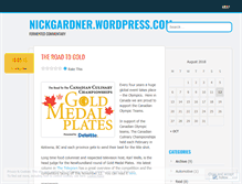 Tablet Screenshot of nickgardner.wordpress.com