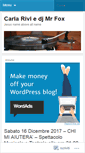 Mobile Screenshot of carlaefox.wordpress.com
