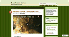 Desktop Screenshot of beautyandnature.wordpress.com