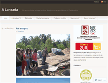 Tablet Screenshot of alanzada.wordpress.com