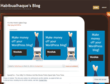 Tablet Screenshot of habibualhaque.wordpress.com