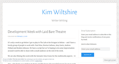 Desktop Screenshot of kimwiltshire.wordpress.com