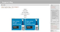 Desktop Screenshot of burgerox.wordpress.com