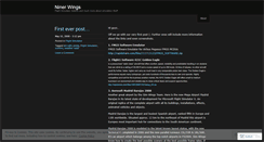 Desktop Screenshot of ninerwings.wordpress.com