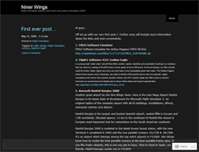 Tablet Screenshot of ninerwings.wordpress.com