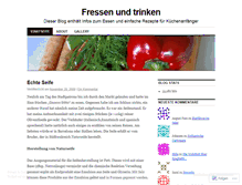 Tablet Screenshot of fressenundtrinken.wordpress.com