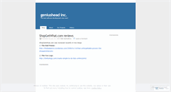 Desktop Screenshot of geniushead.wordpress.com