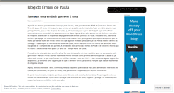 Desktop Screenshot of ernanidepaula.wordpress.com