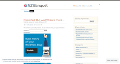 Desktop Screenshot of nzbanquet.wordpress.com