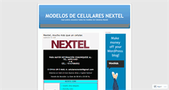 Desktop Screenshot of celularesnextel.wordpress.com