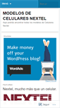 Mobile Screenshot of celularesnextel.wordpress.com
