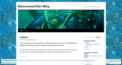 Desktop Screenshot of blancaveeser23s.wordpress.com