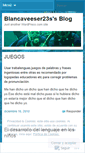 Mobile Screenshot of blancaveeser23s.wordpress.com