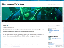 Tablet Screenshot of blancaveeser23s.wordpress.com