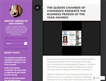 Tablet Screenshot of bridgetobrienprandevents.wordpress.com