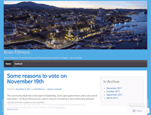 Tablet Screenshot of brianfillmore.wordpress.com