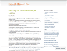 Tablet Screenshot of embeddedfitness.wordpress.com