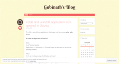 Desktop Screenshot of gobinathwp.wordpress.com