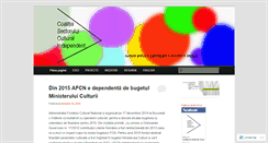 Desktop Screenshot of coalitiasectoruluiculturalindependent.wordpress.com