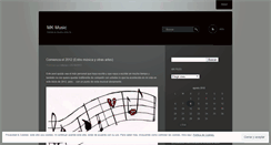 Desktop Screenshot of musicmk.wordpress.com