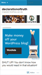 Mobile Screenshot of declarationoftruth.wordpress.com