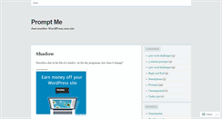 Desktop Screenshot of dailywritingprompts.wordpress.com