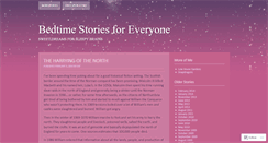 Desktop Screenshot of bedtimestoriesforeveryone.wordpress.com