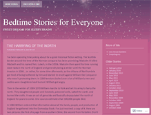 Tablet Screenshot of bedtimestoriesforeveryone.wordpress.com